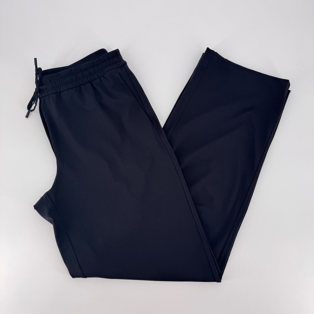 Lululemon Luxtreme Mid Rise Straight Leg Trouser Black Women's Medium